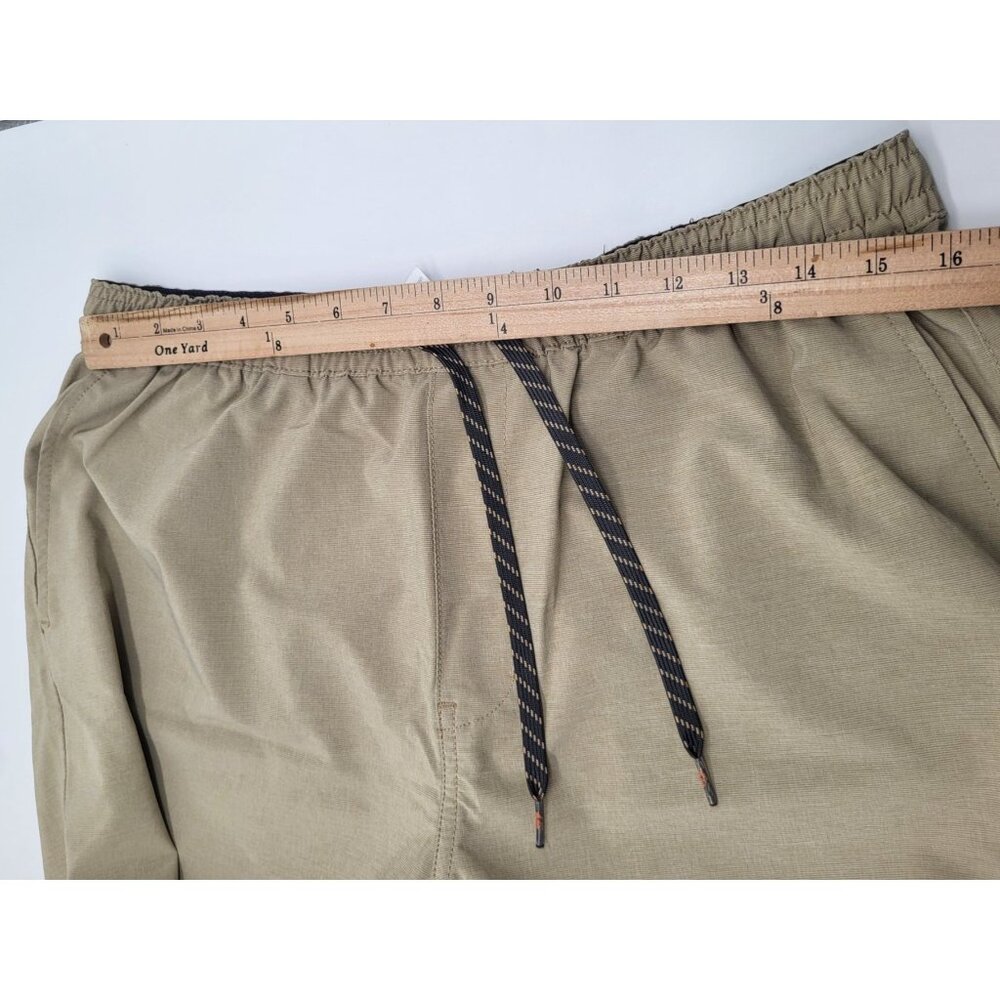 Quiksilver Waterman Men XL Pull On Hybrid Shorts Fishing Outdoor Performance Tan - Picture 5 of 11